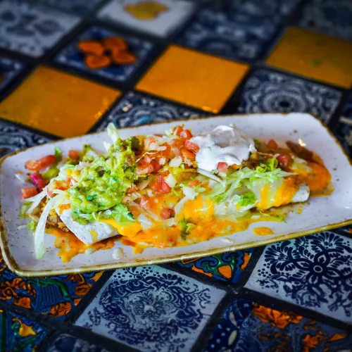 Carne Asada Burrito - Grilled steak burrito with all the fixings